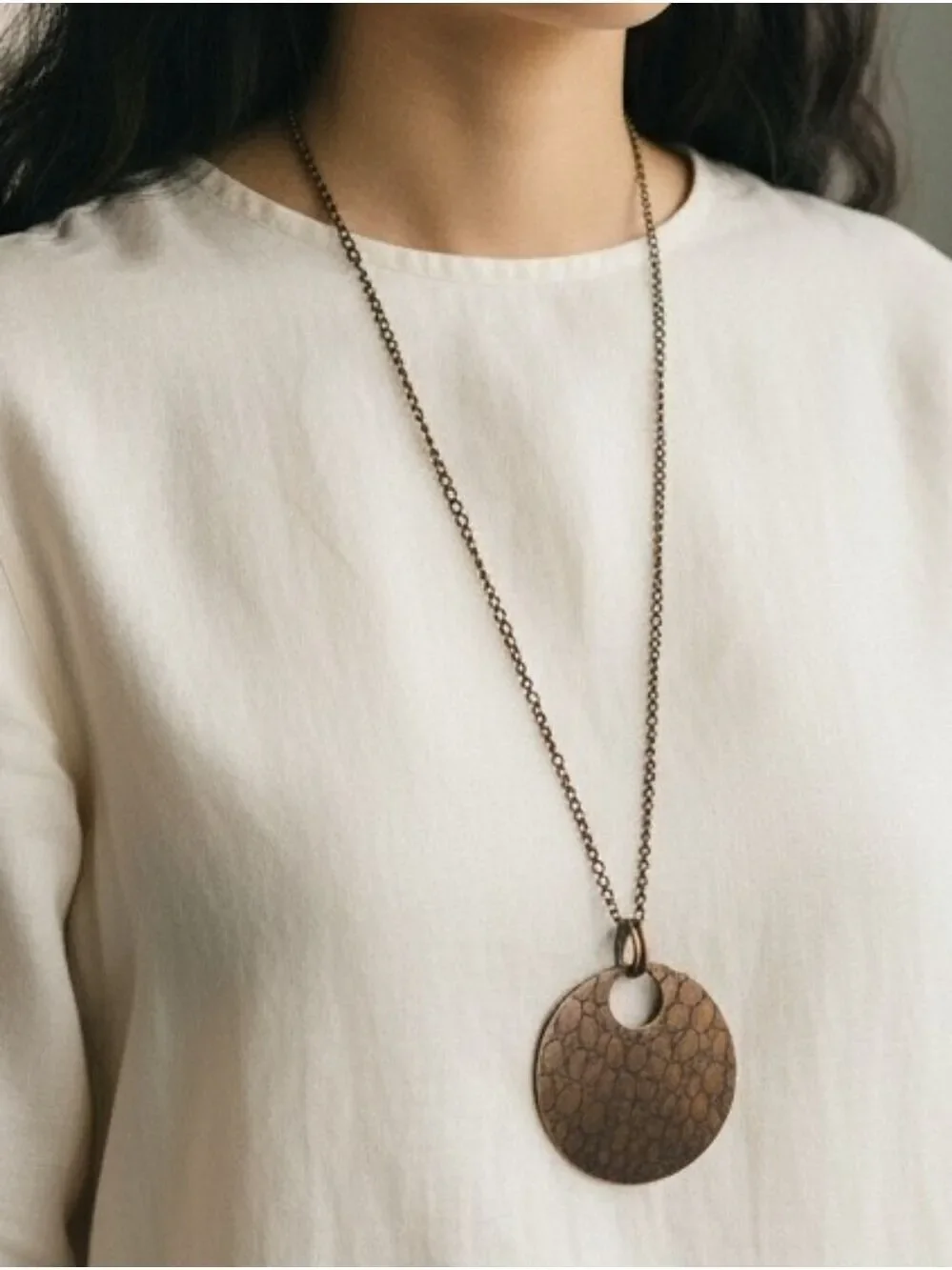 Copper Pendant Necklace